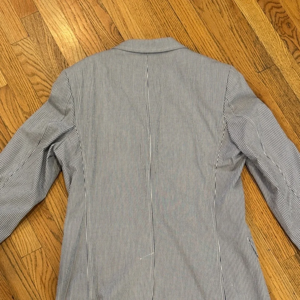 Izod Navy Pinstripe Blazer